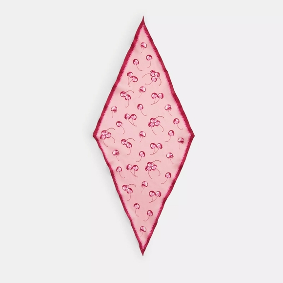 Coach cherry scarf - Picture 3 of 4